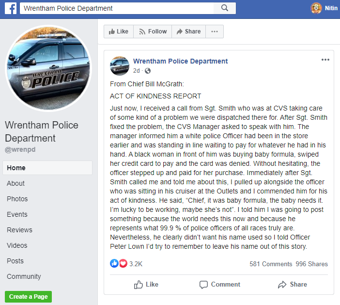 Police Kindness act